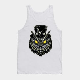 Steampunk Owl Tank Top